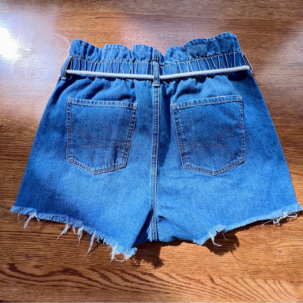 ⭐️ American Eagle Paper Bag Mom Shorts Drawstring Size 10 - Picture 4 of 12